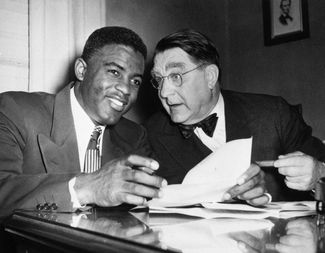 Pike - Branch Rickeybest known for helping to break baseball's color barrier as an executive of the Brooklyn Dodgers by signing Jackie Robinson in the 1940s. Rickey's career in Major League Baseball also earned him a place in the Pro Baseball Hall of Fame. He was born in Stockdale